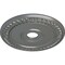 Ekena Millwork Wreath Ceiling Medallion (Fits Canopies up to 6"), Hand-Painted Silver, 21 1/8"OD x 3 5/8"ID x 7/8"P CM21WRSLS - alternate 5